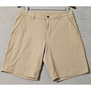 Lululemon Men's Commission Short Slim Warpstreme 9" Tan M7AAOS Size 31